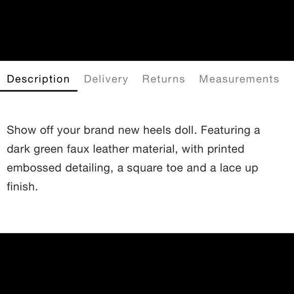 Lace up printed detail strap square toe 4.5” heels - Picture 13 of 13